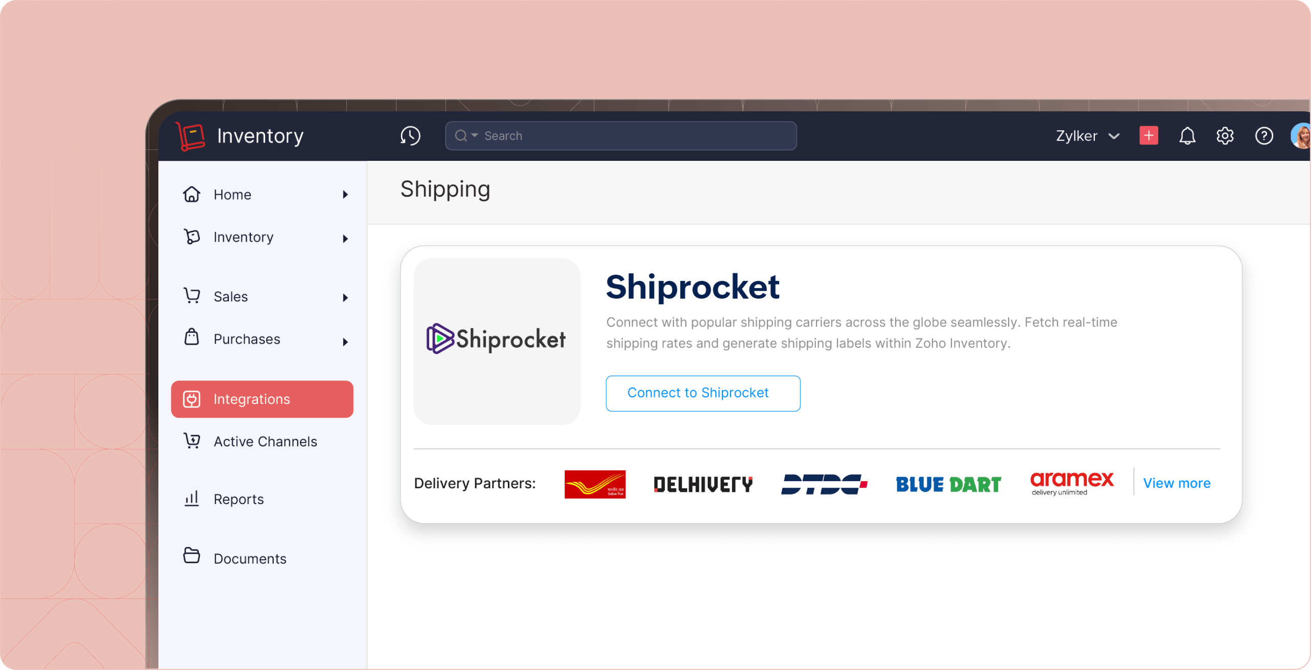 Integrate Zoho Inventory Shiprocket For Order Fulfillment