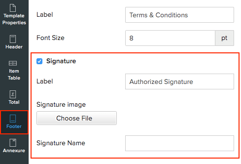 Add signature image