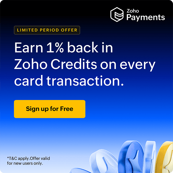 Zoho Payments integration | Zoho Inventory