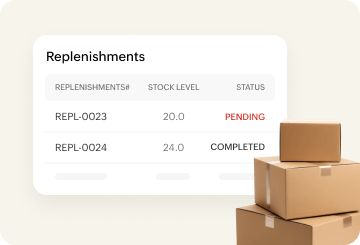 Automate replenishment - Inventory Control System | Zoho Inventory