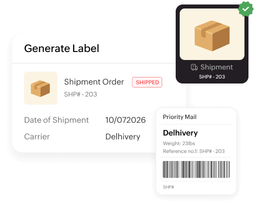 Shipment creation