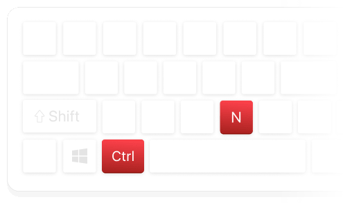 Keyboard shortcuts for window management