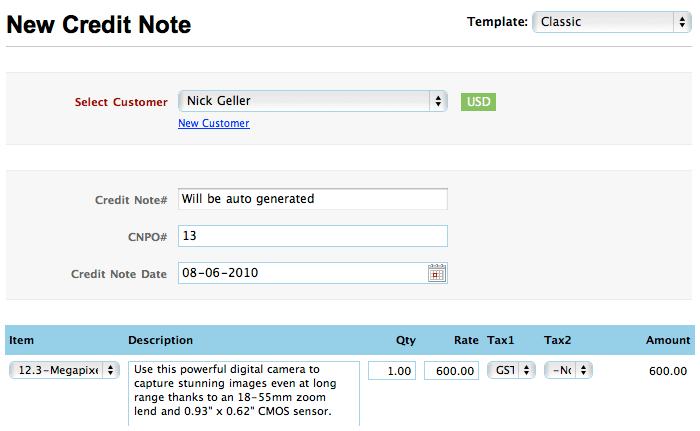 Contoh Invoice Credit Note - Contoh Soal2