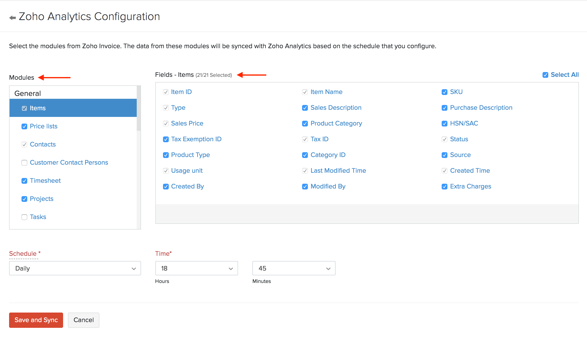 Modules and Fields