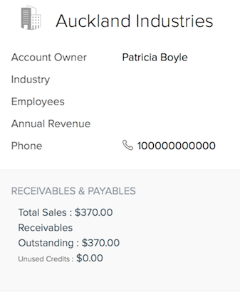 Receivables and Payables summary