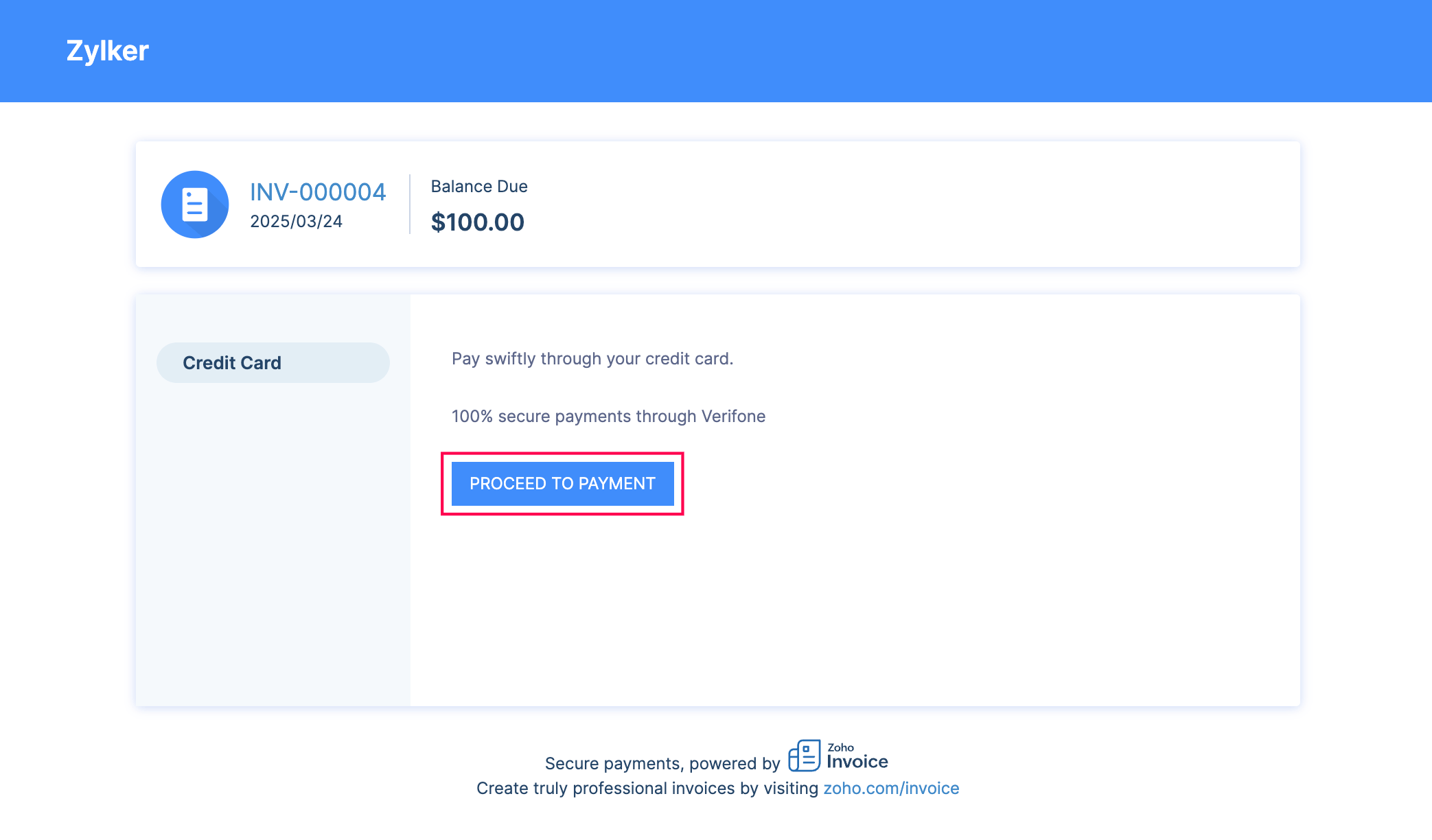 Proceed to Payment