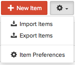 item price list accountant import export