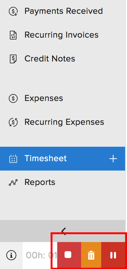 Timesheet Discard Timer