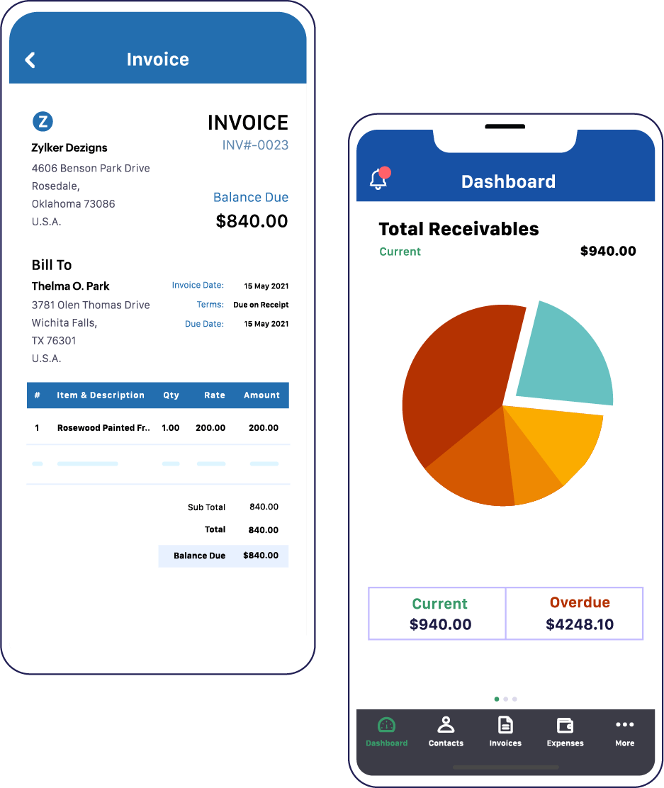 Free invoicing Best invoice software for small businesses Zoho Invoice