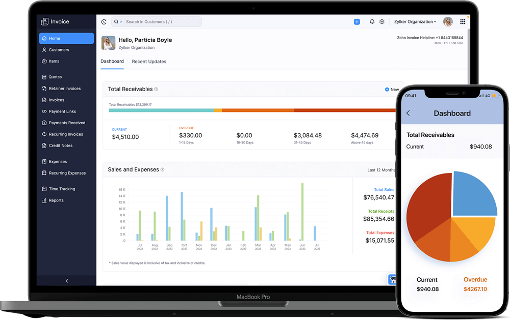 Invoice Software Online Invoicing For Small Businesses Zoho Invoice