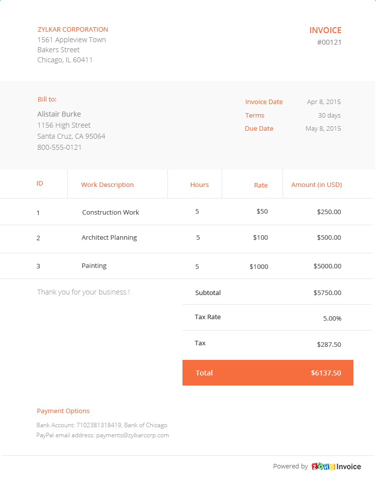 Invoices Template Free from www.zoho.com