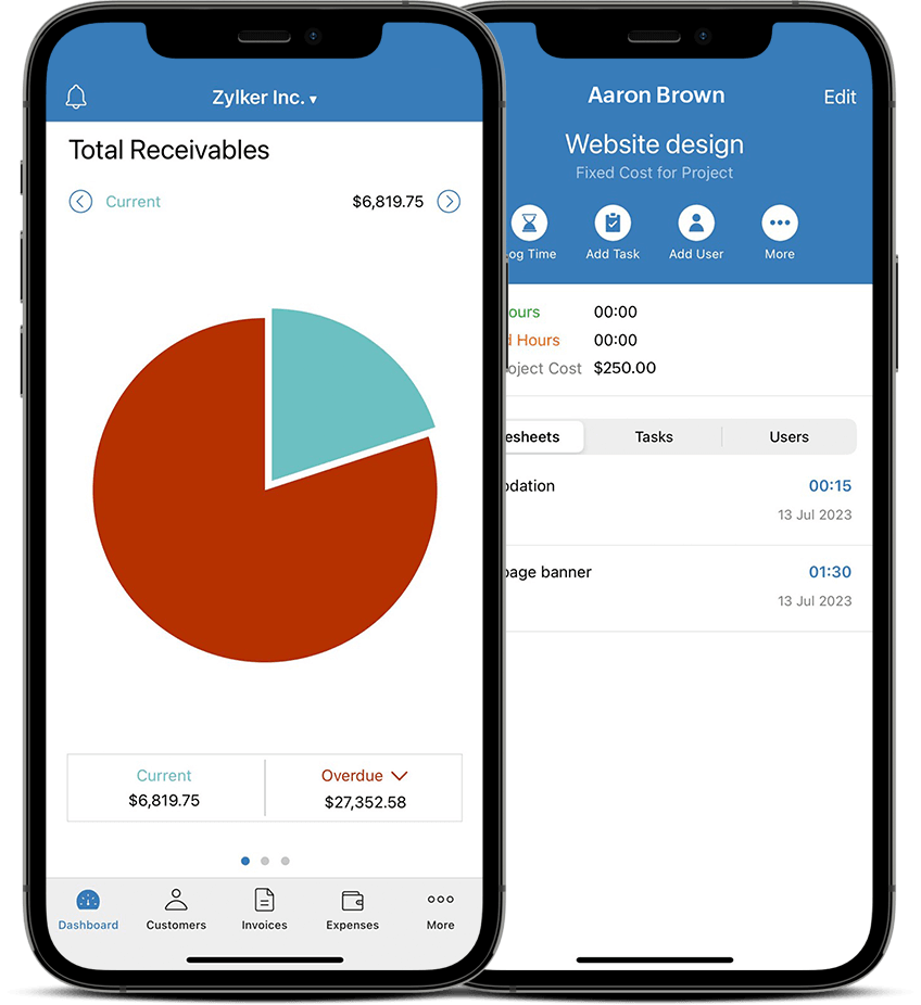 Zoho Invoice to Zoho Books