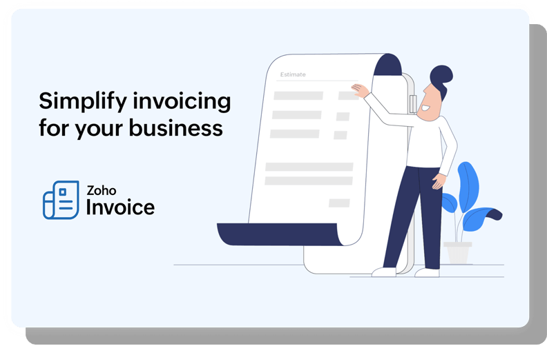 Simple Invoice Software Easy Invoices Zoho Invoice