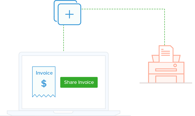 Print and Share Invoice - Zoho Invoice