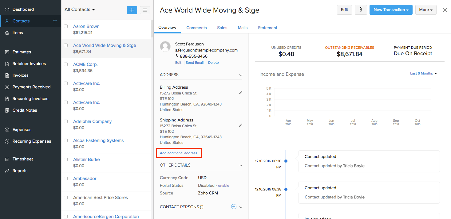 Add Shipping Address