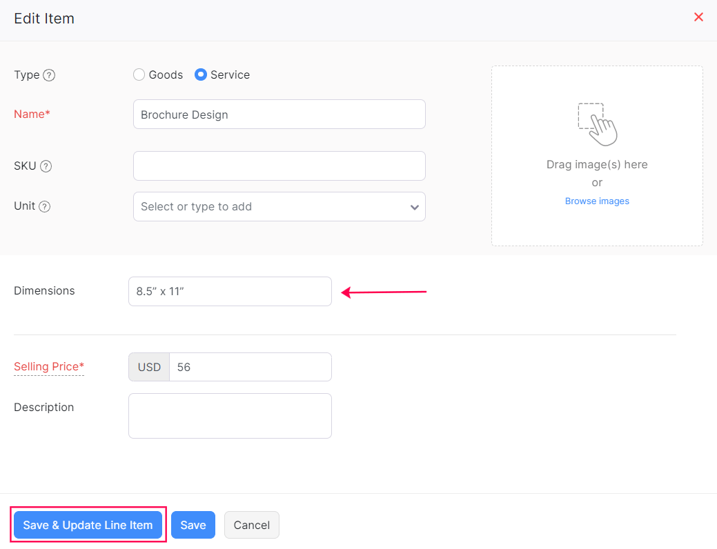 Update custom field