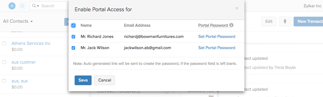 Bulk set password