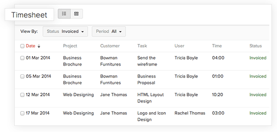 Easy invoicing with Zoho Invoice