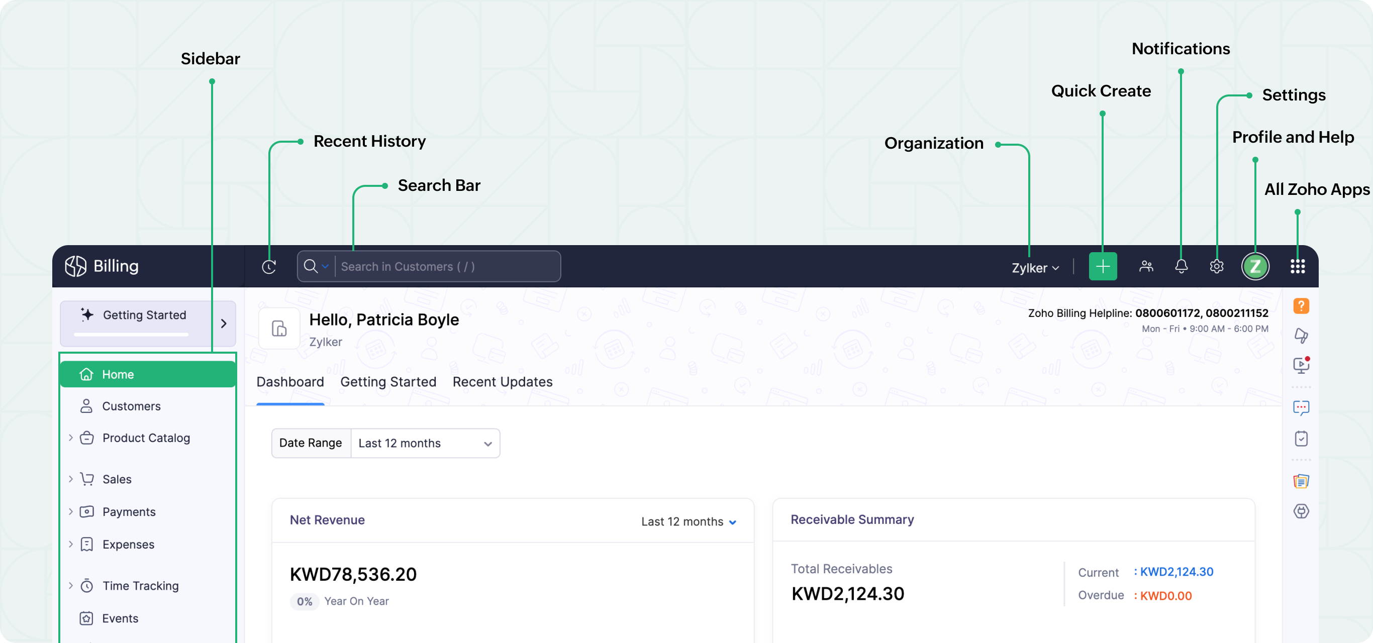 Navigating Zoho Billing Help Zoho Billing Navigating Zoho Billing Help Zoho Billing