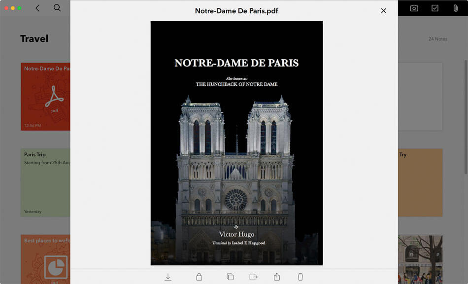 file in card