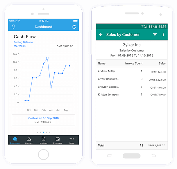 Mobile App - Mobile Accounting | Zoho Books