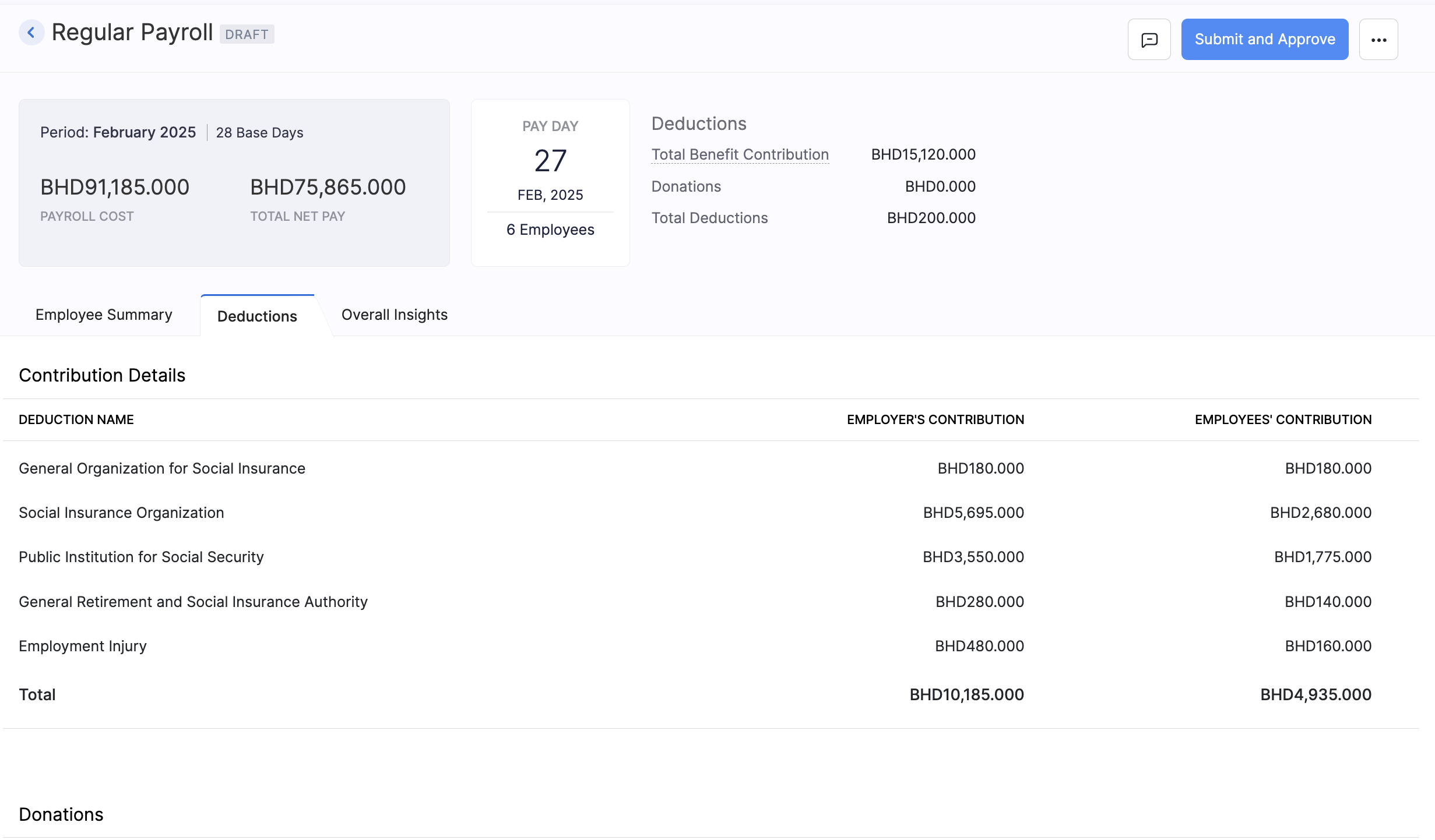 Create Pay Run