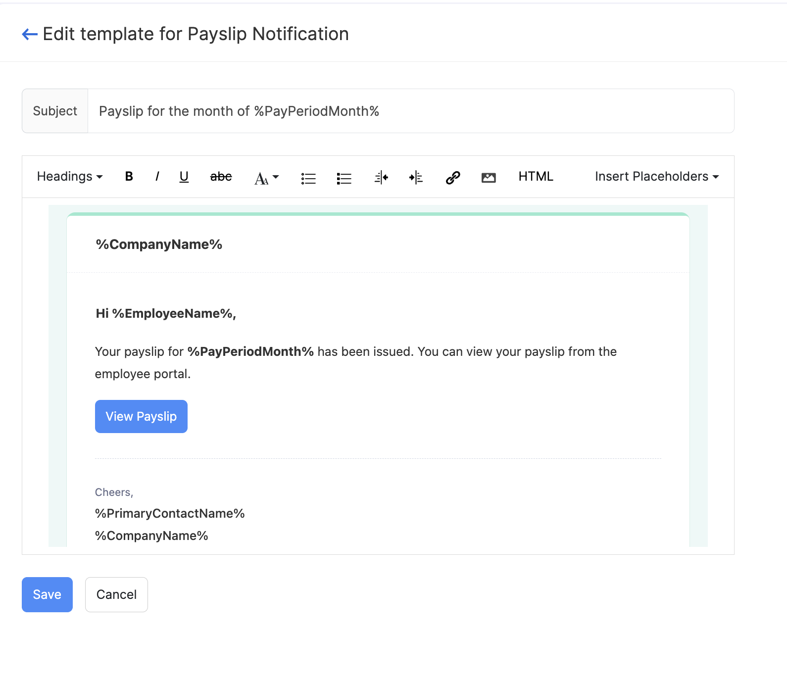 Email Templates