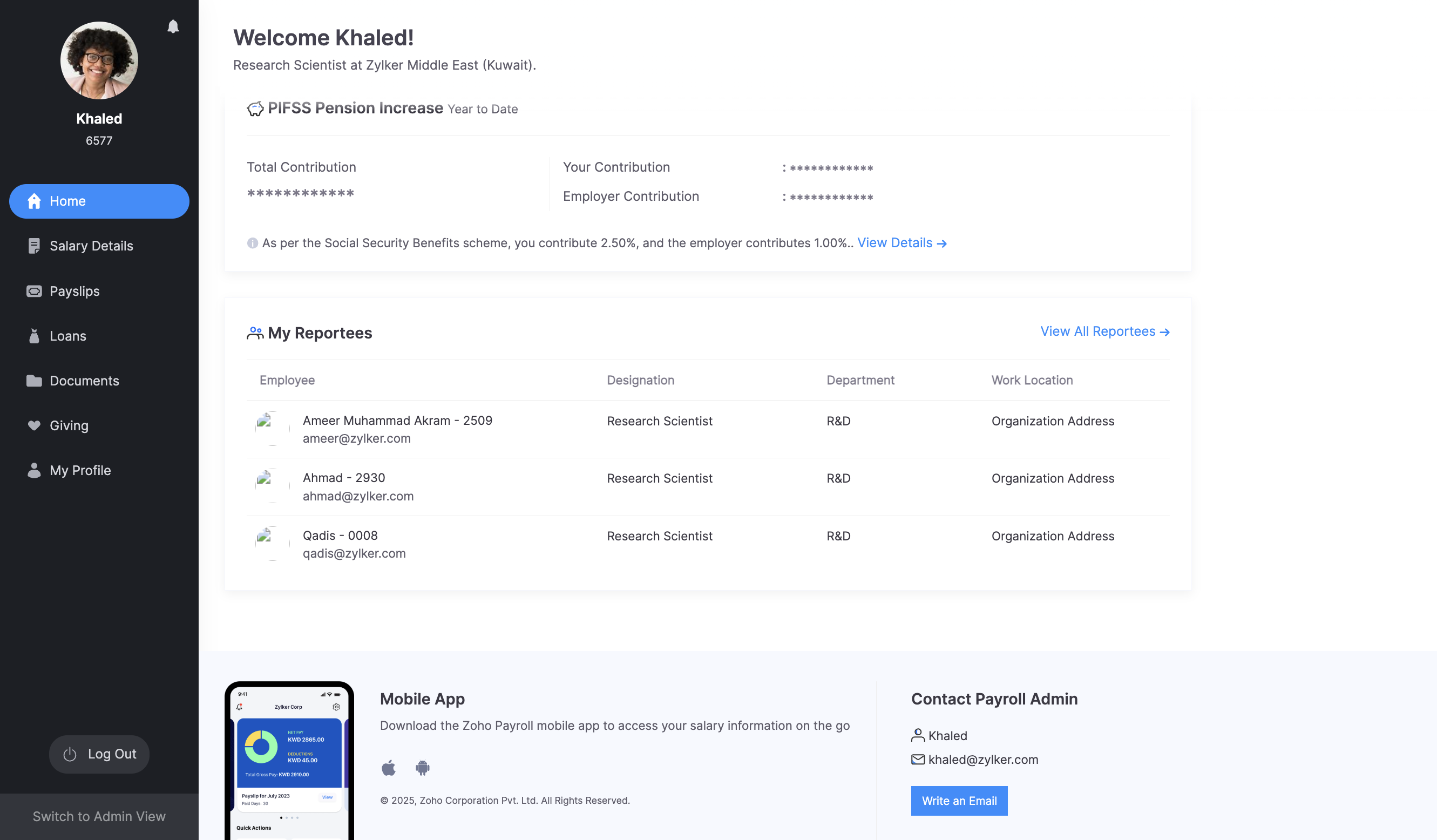 Employer Details