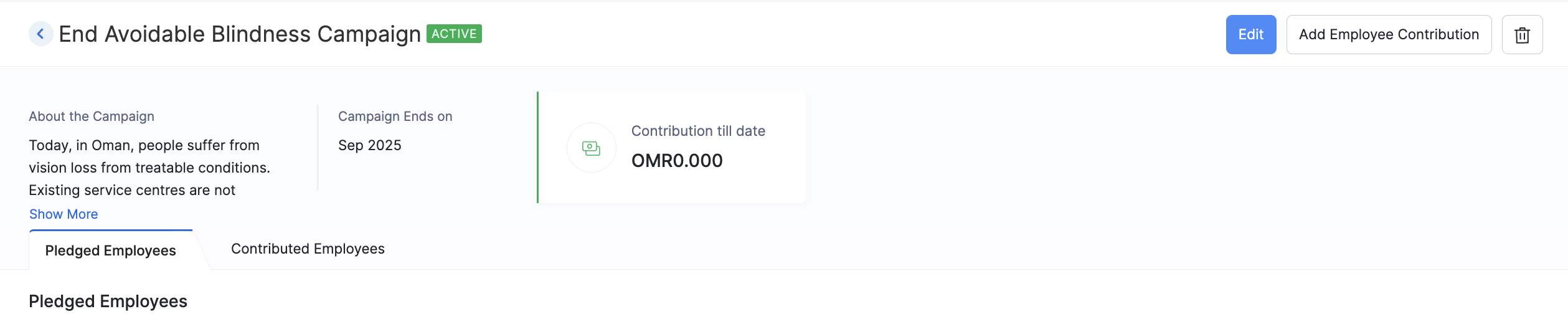 Giving Module