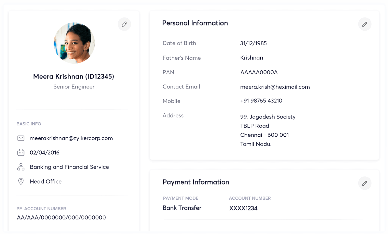 Online payroll software for India Zoho Payroll