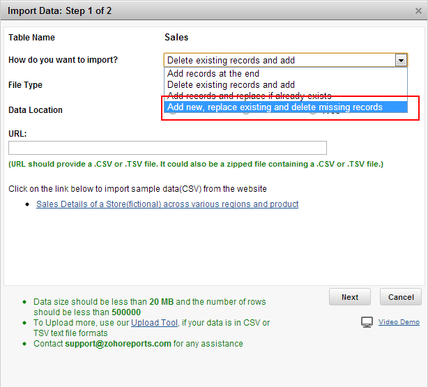 import-dialog