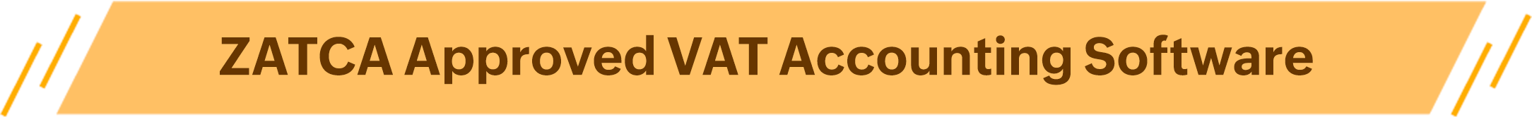 ZATCA Approved VAT Accounting Software