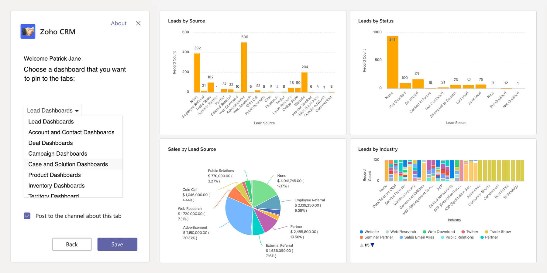 Integration von Microsoft Office 365 Zoho CRM