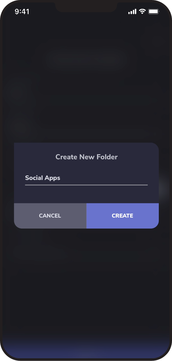 Create folders