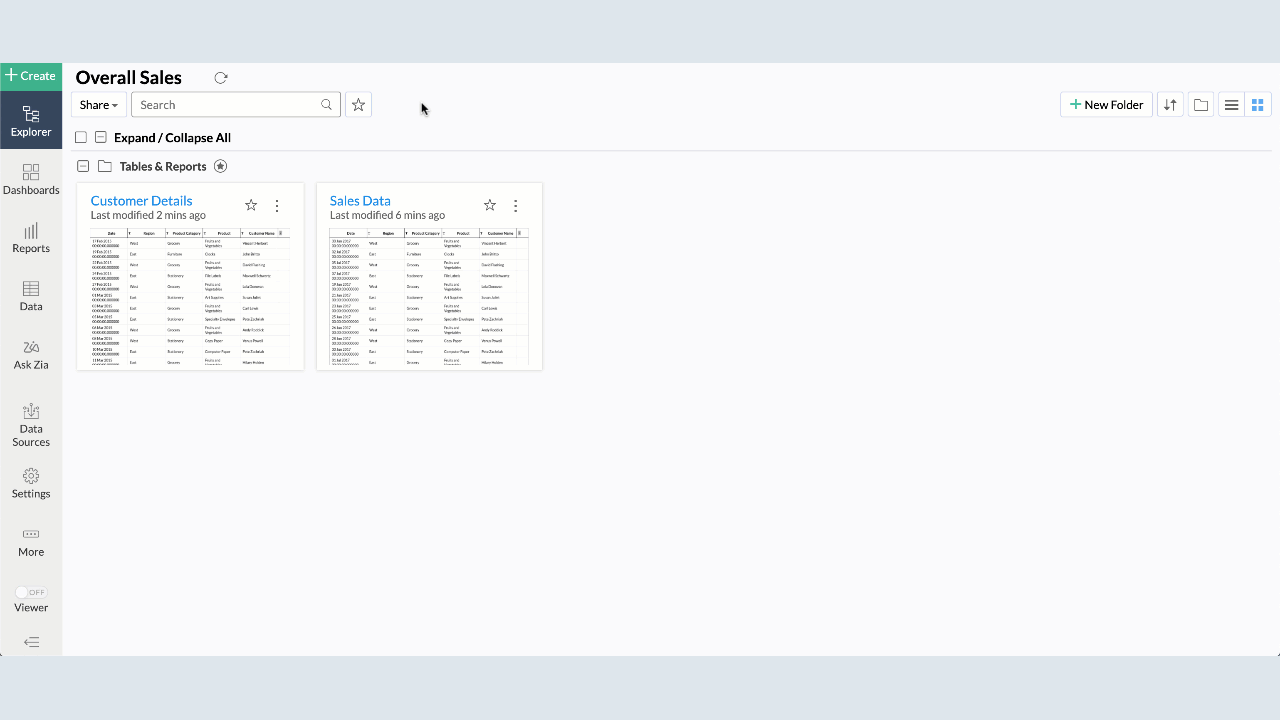 Report Writing : Producing a Tabular Report