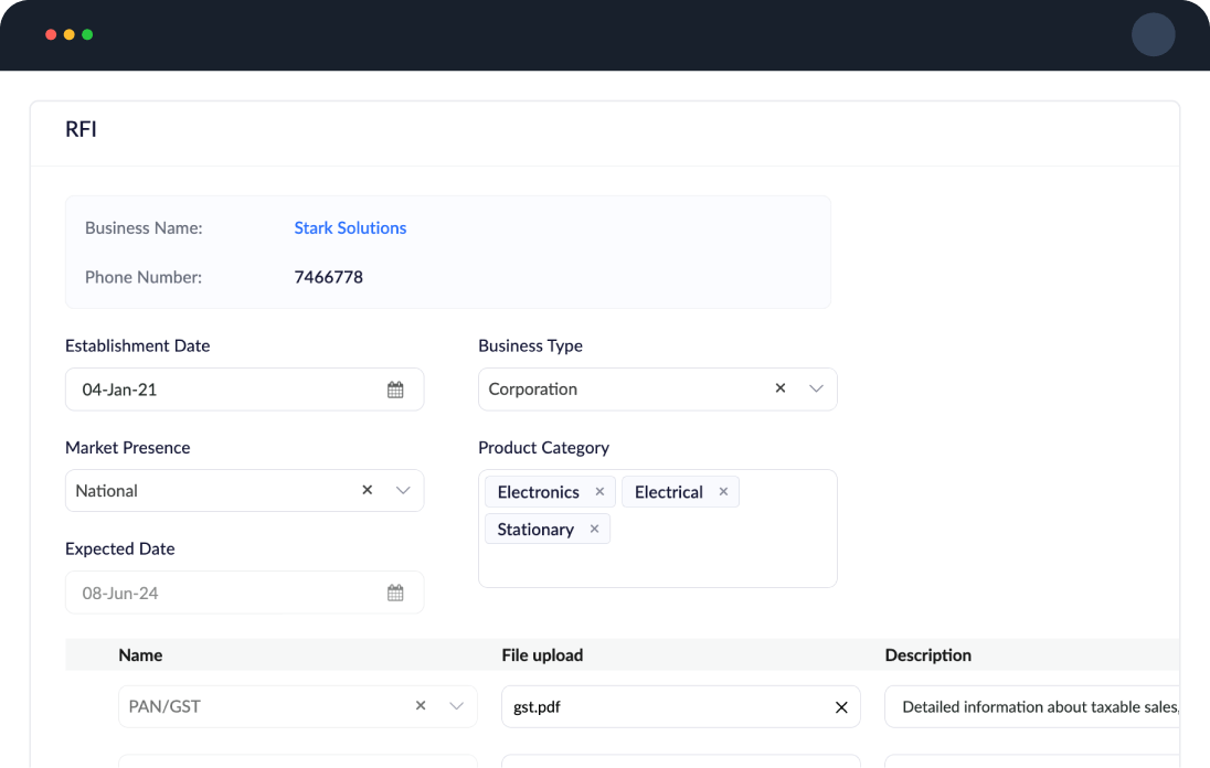 Simplify vendor management with Zoho Creator