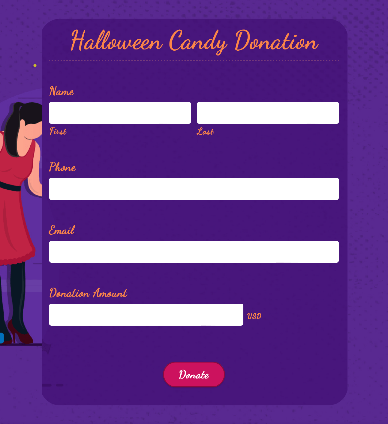 Form Generator, Donate Form Template