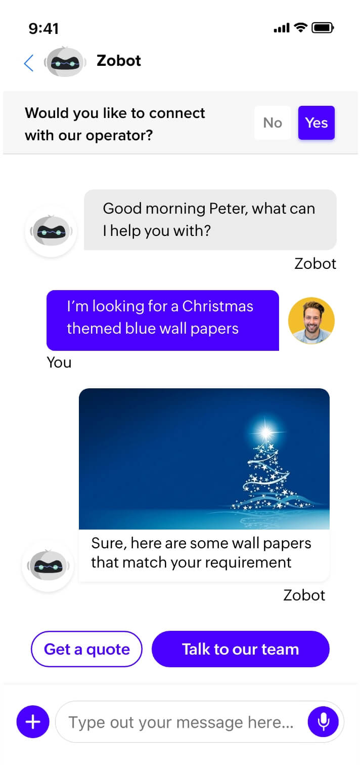 Empower your customers to reach you out with our in-app mobile SDK