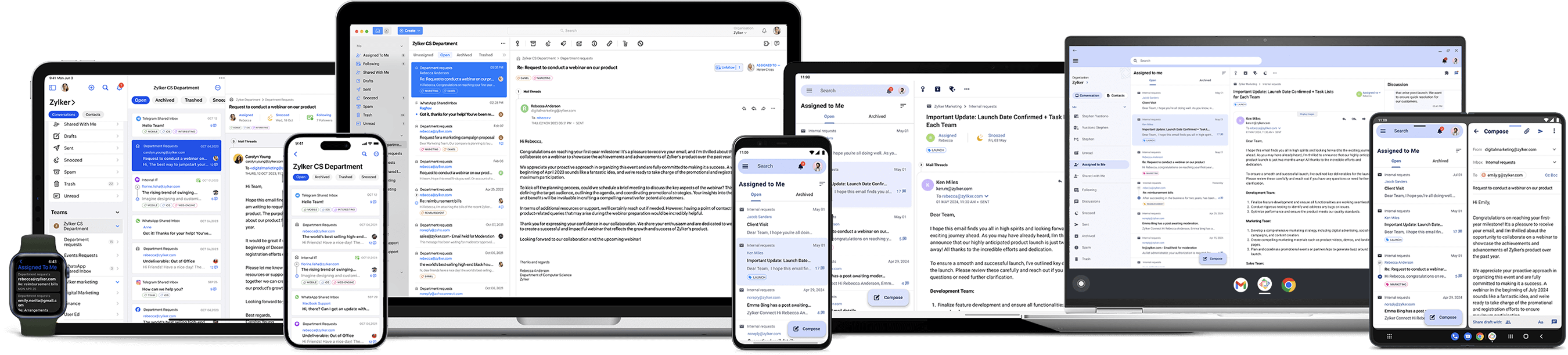 A screen showing the image of Shared Inbox