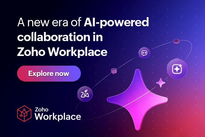 AI powered collaboration in Zoho Workplace