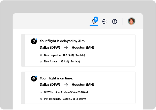 Flight alerts in Zoho Spend Flight alerts in Zoho Spend