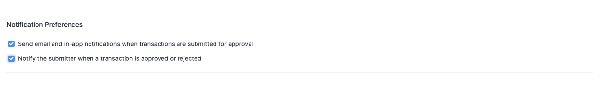 Notification Preferences