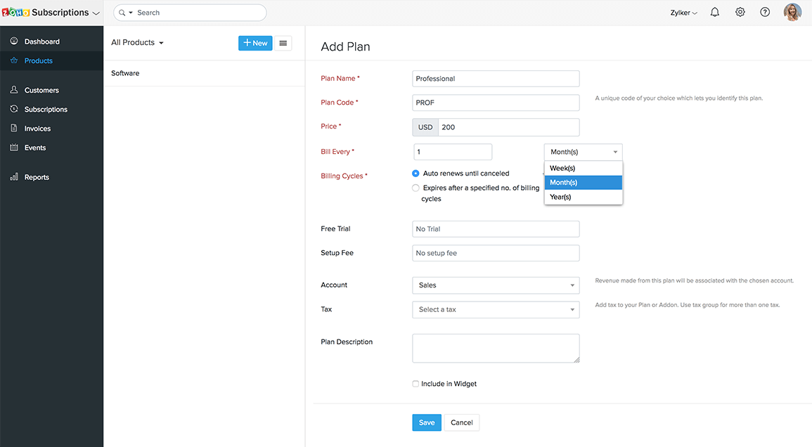 Recurring Billing Software - Zoho Subscriptions