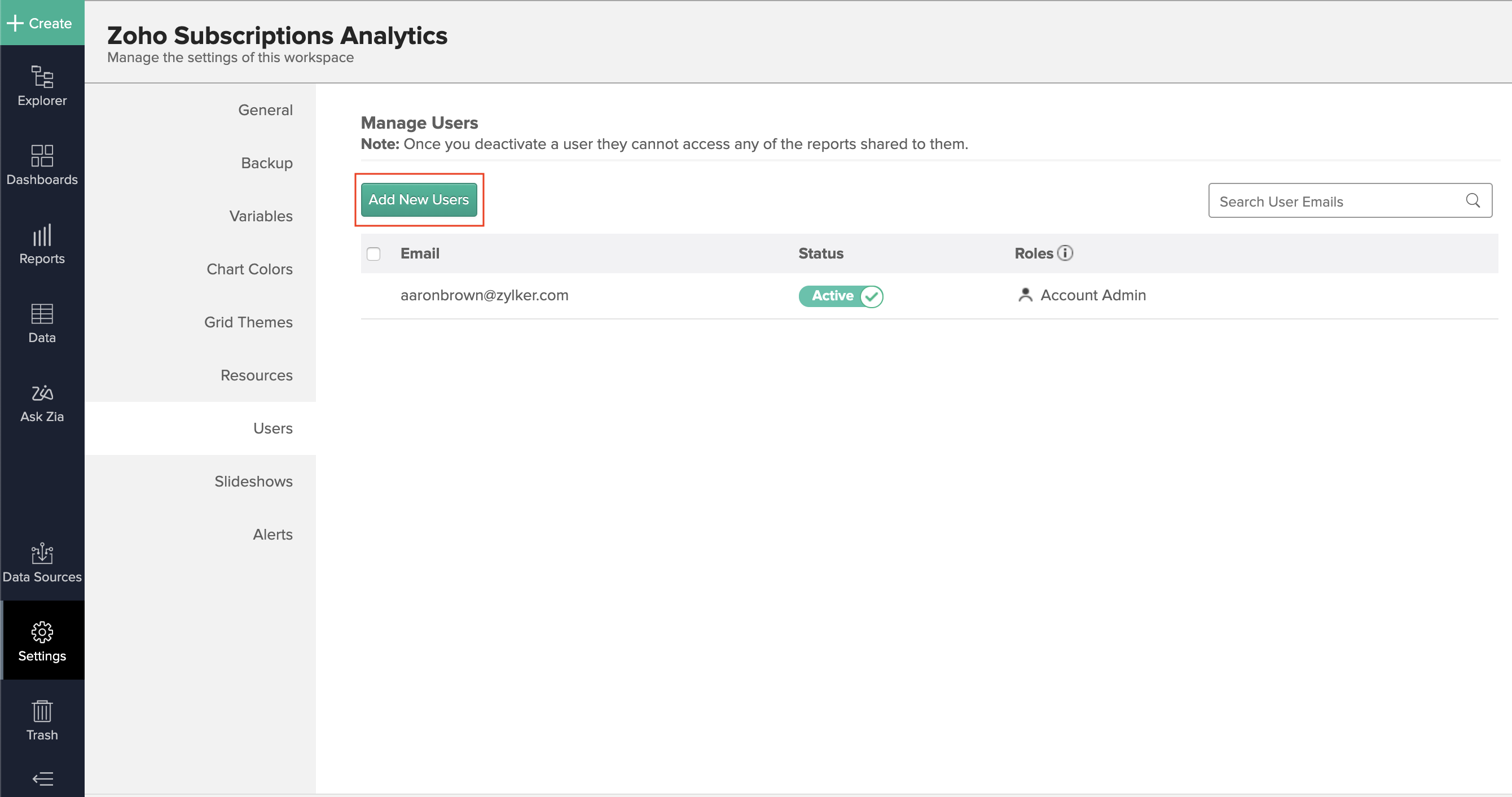 Analytics Configure Schedule