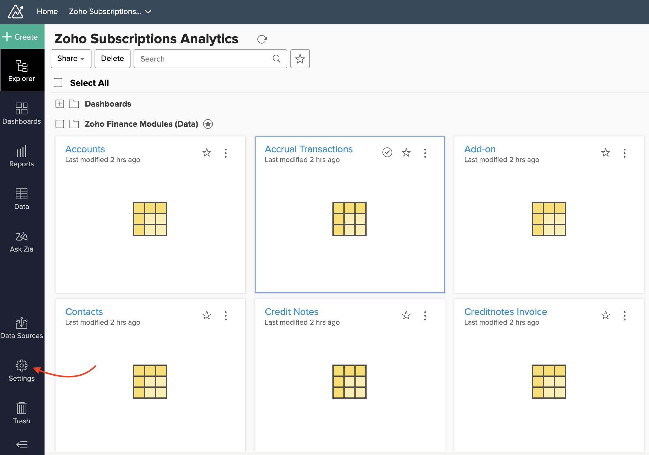 Analytics Configure Schedule