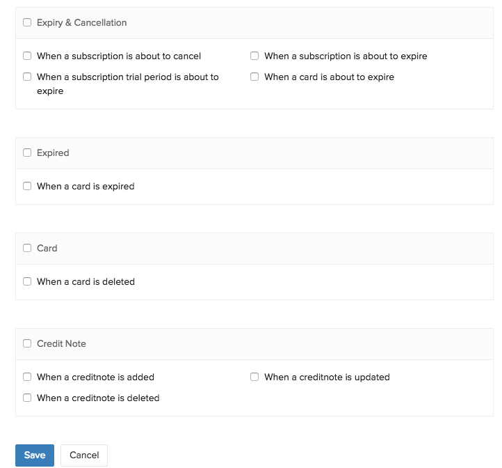 Creating a webhook