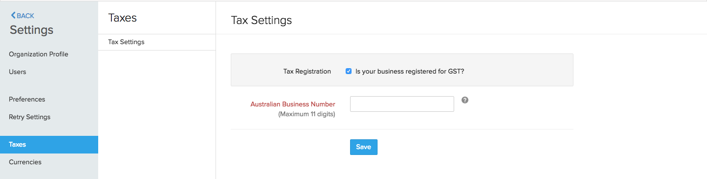 Enabling GST