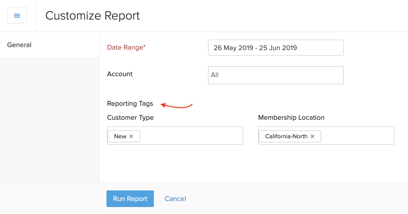 Associate Reporting Tags