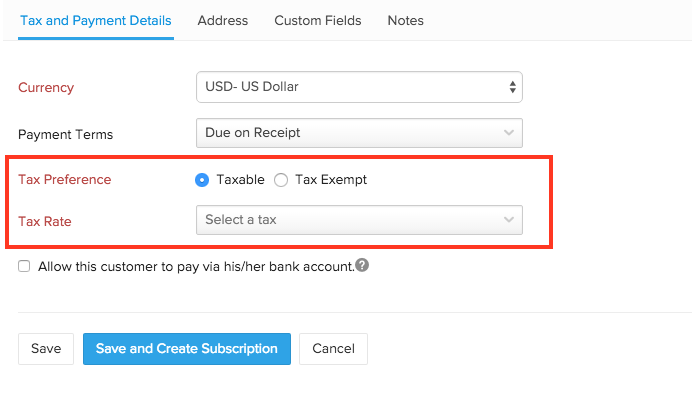 Associating Tax