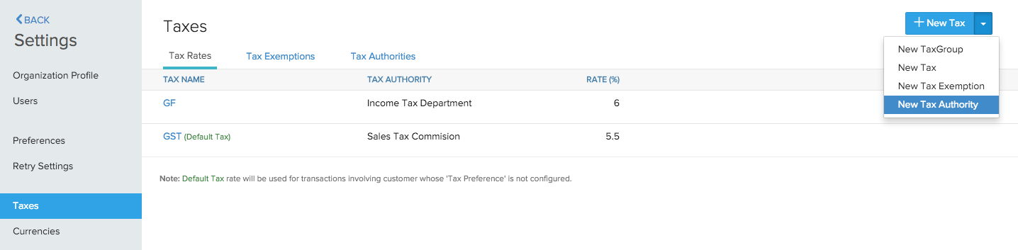 Tax Authority